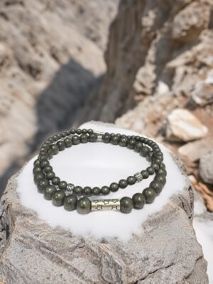 Set Bratari Barbati Argint Pirita